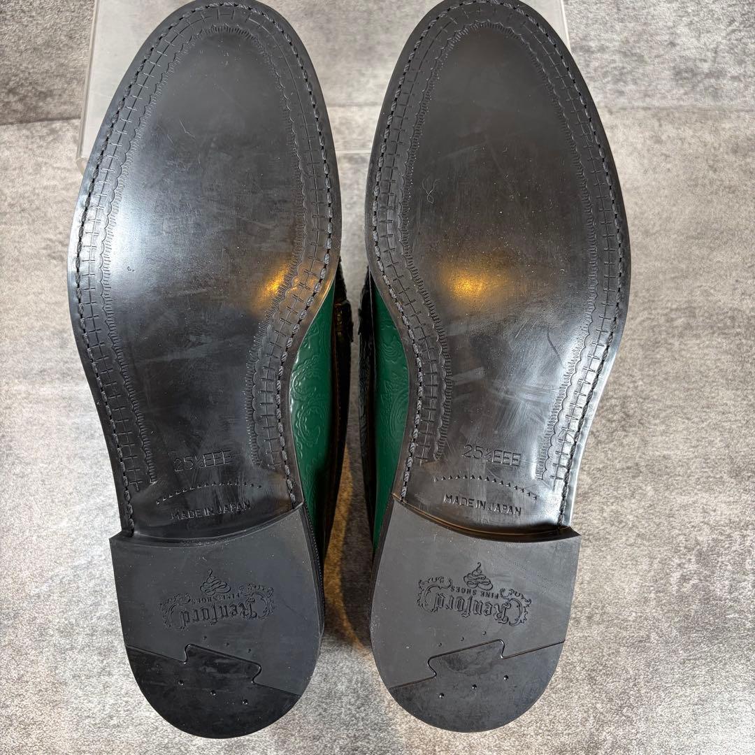 極美品✨KENFORD ケンフォード　ペイズリー　レザー　ローファー　K004