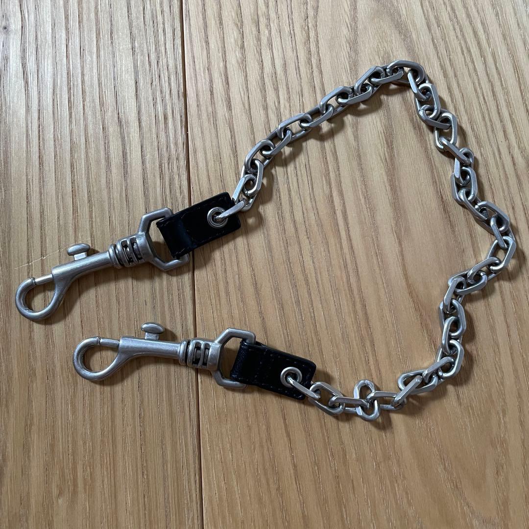 新品 Dior homme ウォレットチェーン エディ スリマン 期 デニム