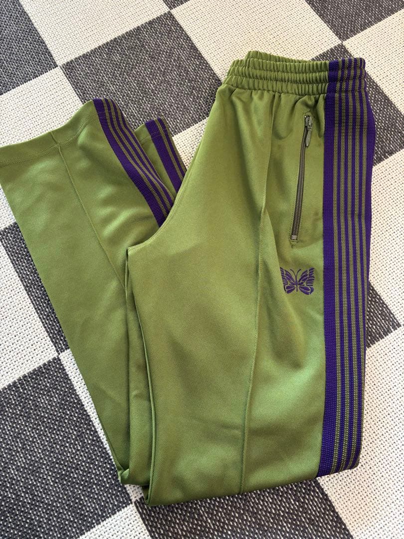 needles ニードルス トラックパンツ Sサイズ 緑 紫