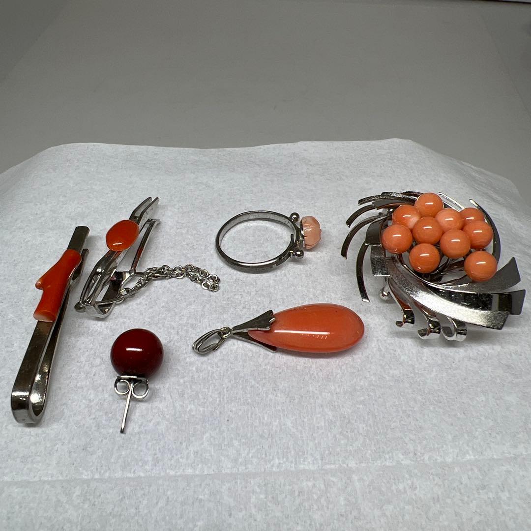 本珊瑚　アクセサリー　90g 東K7-1208☆2F