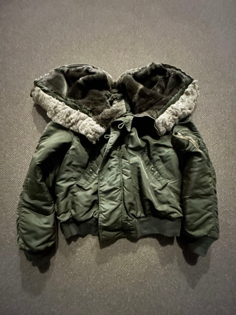 80s vintage usa製 アルファ n2b カーキ