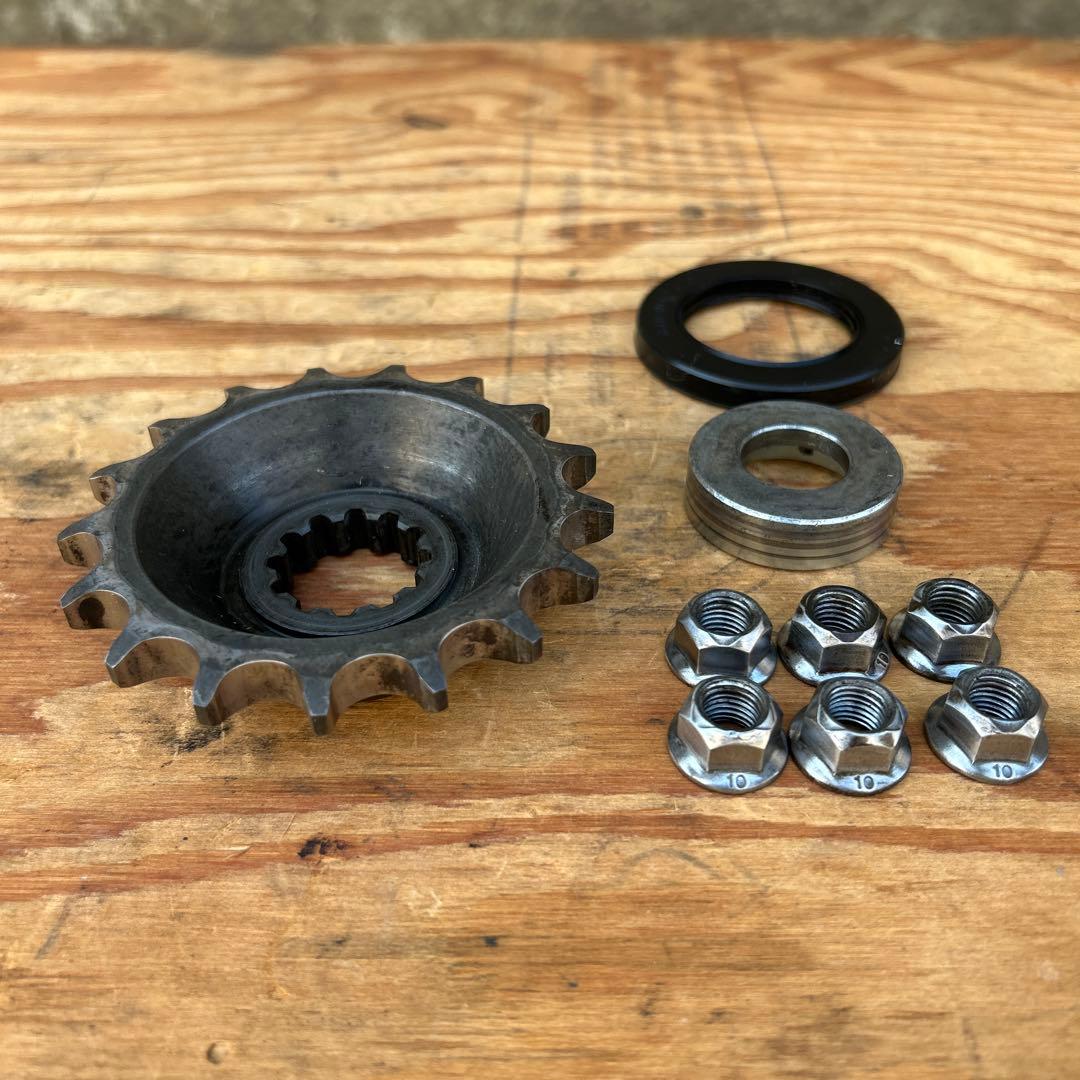 ZZR1100C スプロケット/ハブ/ダンパー/アクスルシャフト