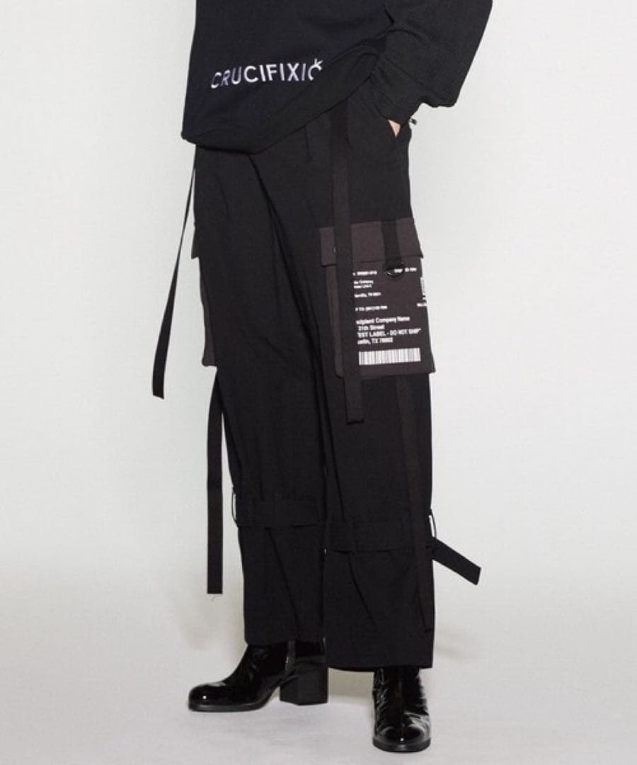 SHAREEF シャリーフ カーゴパンツ ブラック