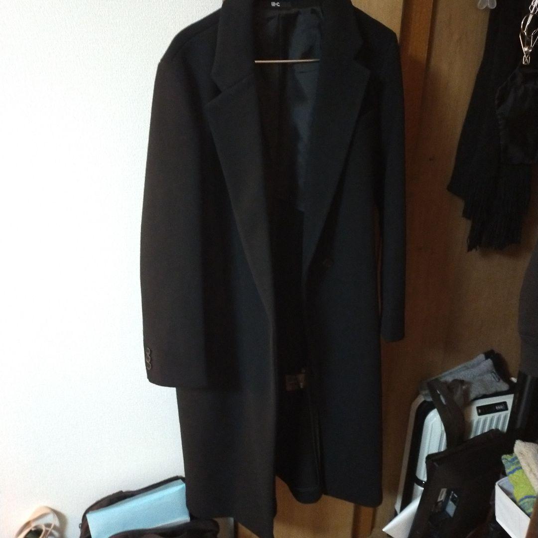 UNIQLO C　ロングコート ブラック　xl