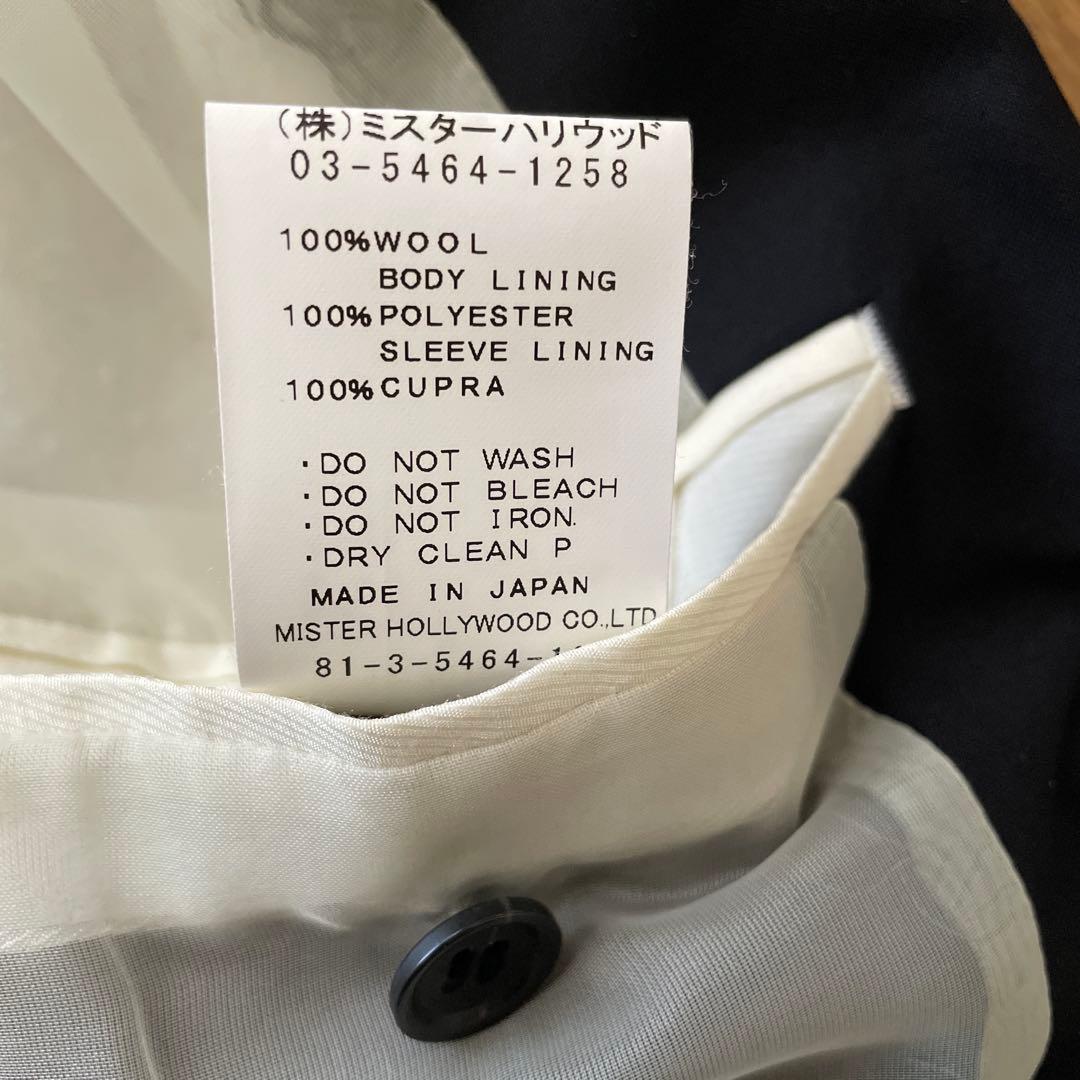 Nハリウッド　ブラックシングルブレスト スーツ