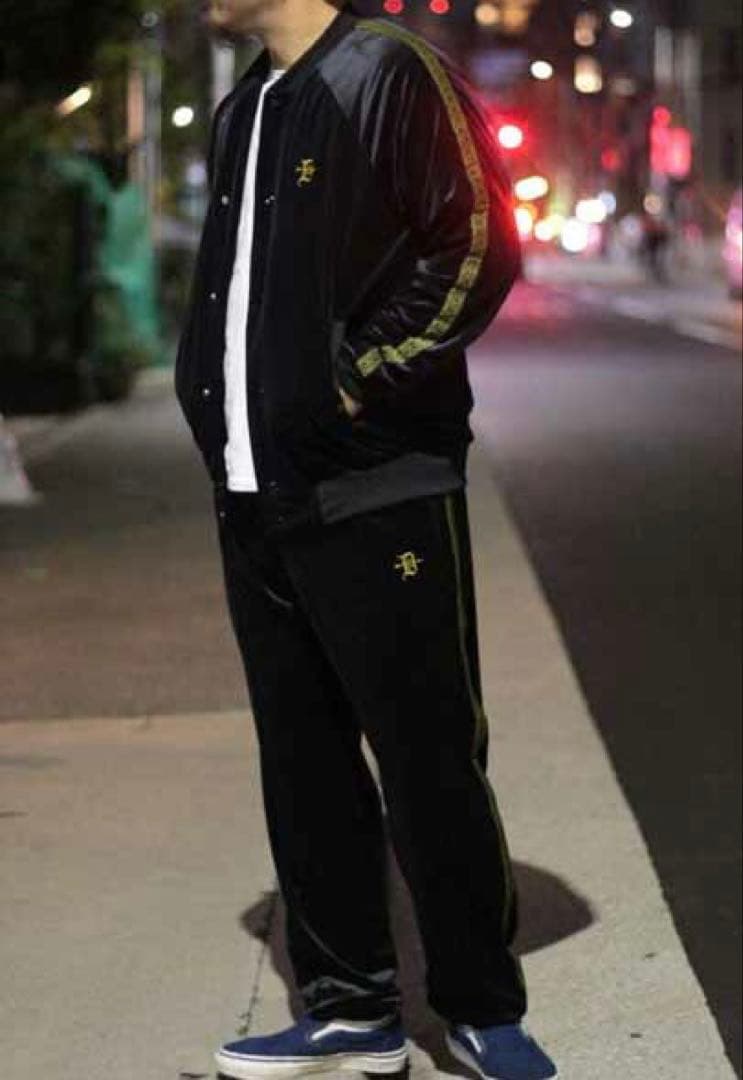 希少 サイズL ドレスヒッピー DHベロア セットアップ ジャケット パンツ