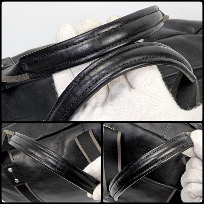 【美品】COACH ボストンバッグ 2way レザー ブラック 大容量 コーチ