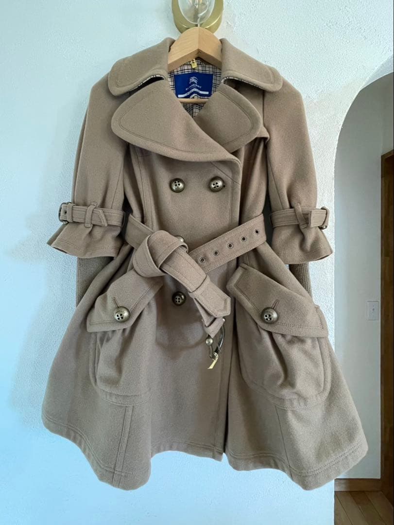 美品 BURBERRY BLUE LABEL バーバリー コート