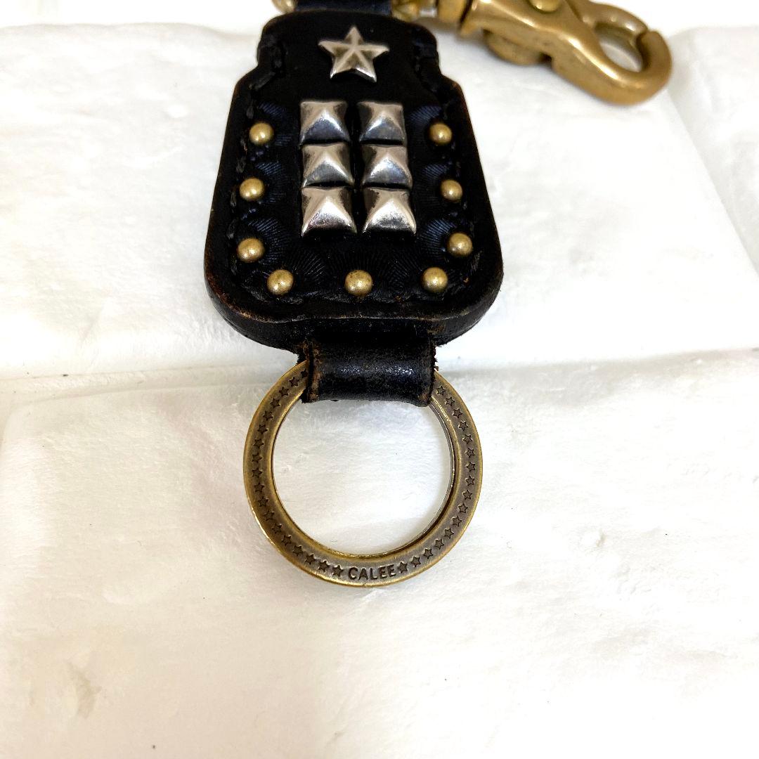 【希少】CALEE　キャリー　ウォレットチェーン　スター　スタッズ