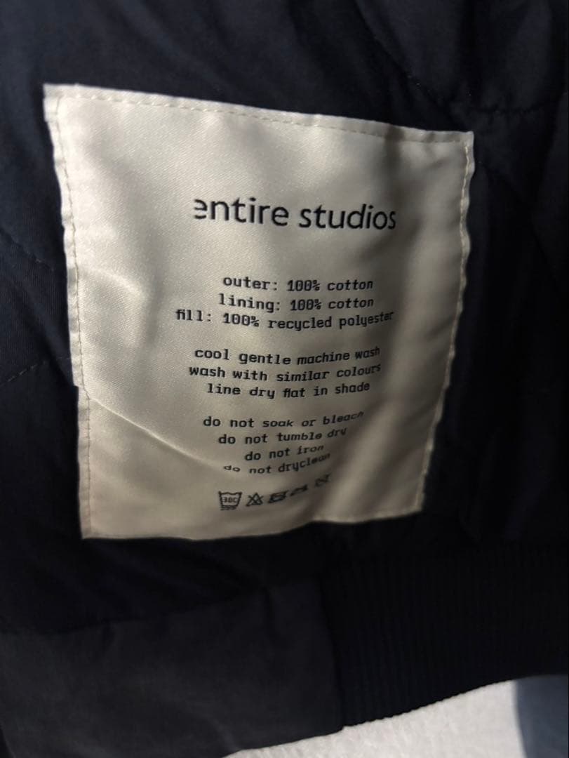 entire studios A-4 ボンバージャケット