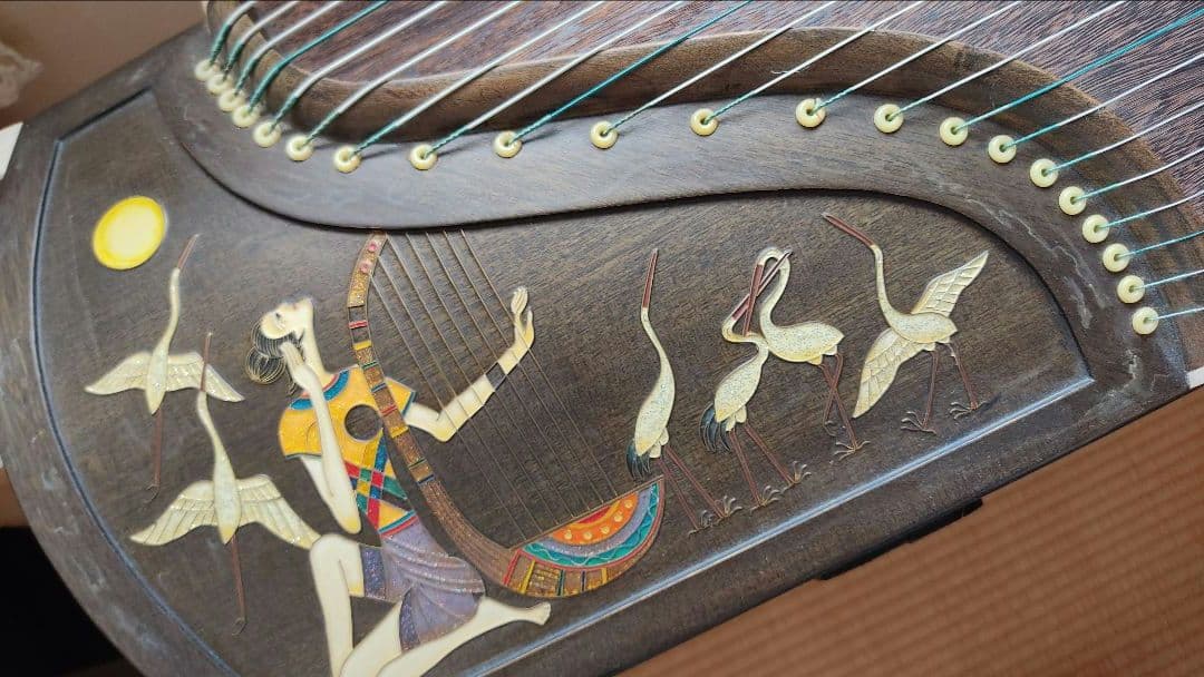 筝　中国古筝　21弦　スタンドなし