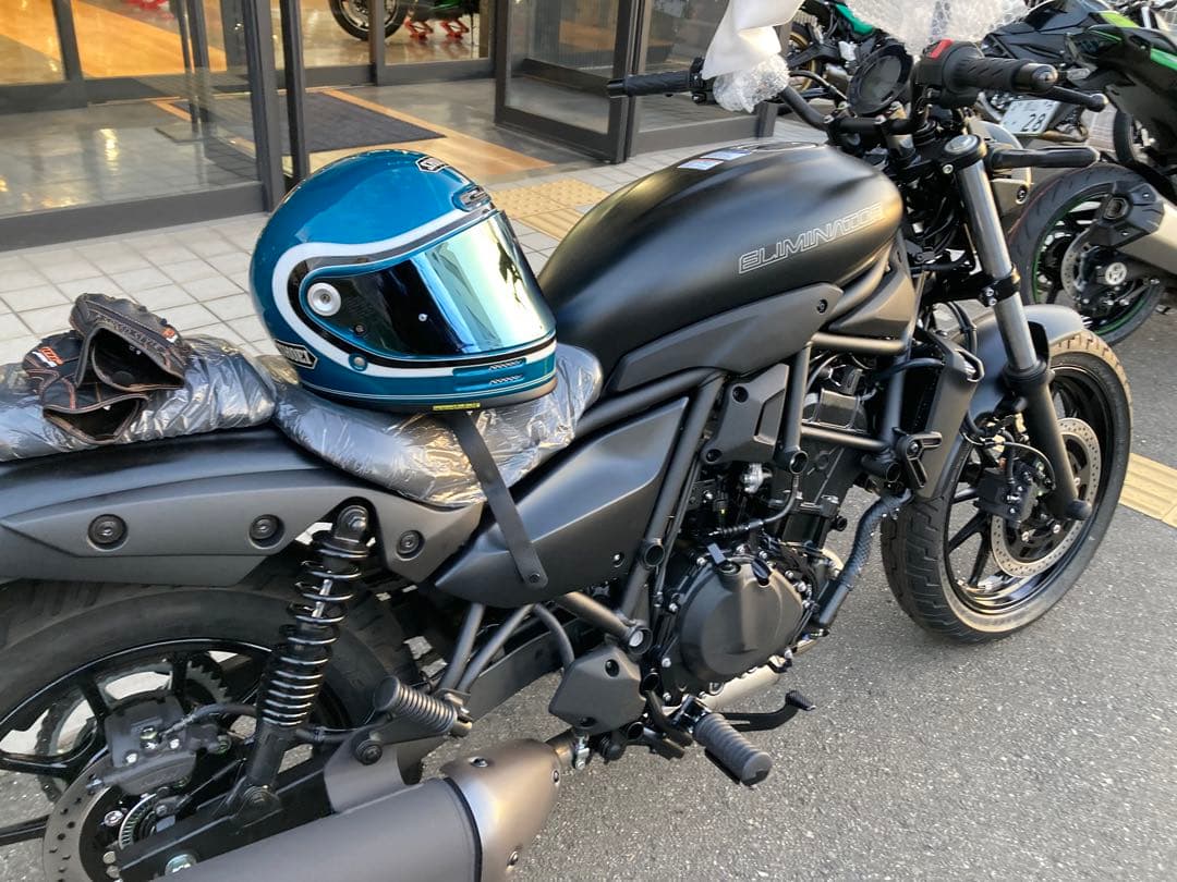 SHOEI ビーコム付き　ミラーシールド　Glamster ビバーク