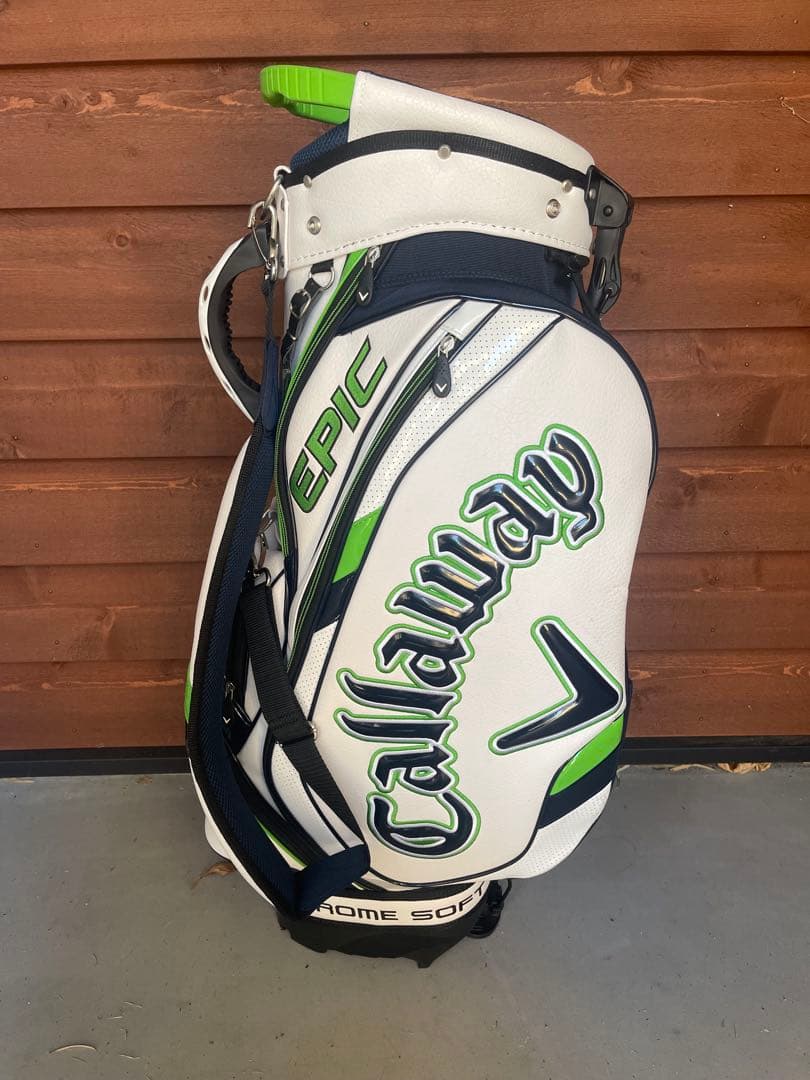 キャロウェイ Callaway EPIC キャディバッグ ホワイト/グリーン