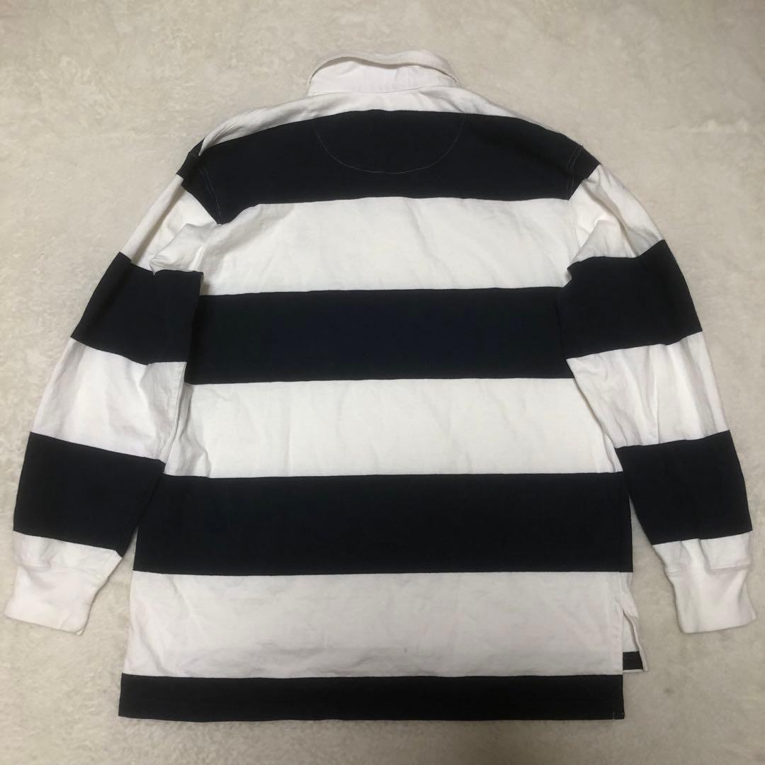 ポロラルフローレン　ラガーシャツ　ポロシャツ　ボーダー　ポニー刺繍　常田大希着用