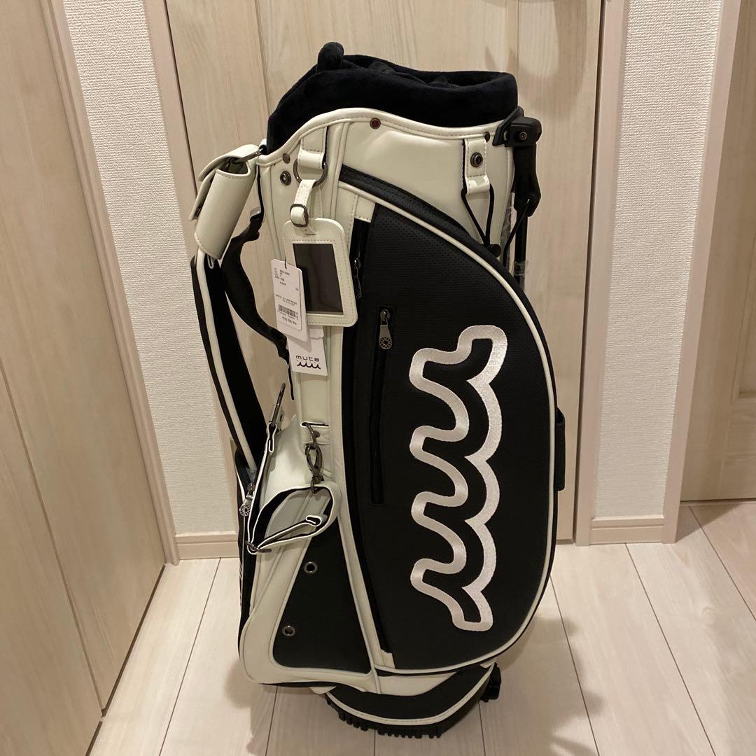 MUTA MARINE ムータマリンゴルフバッグ ホワイト/ブラック