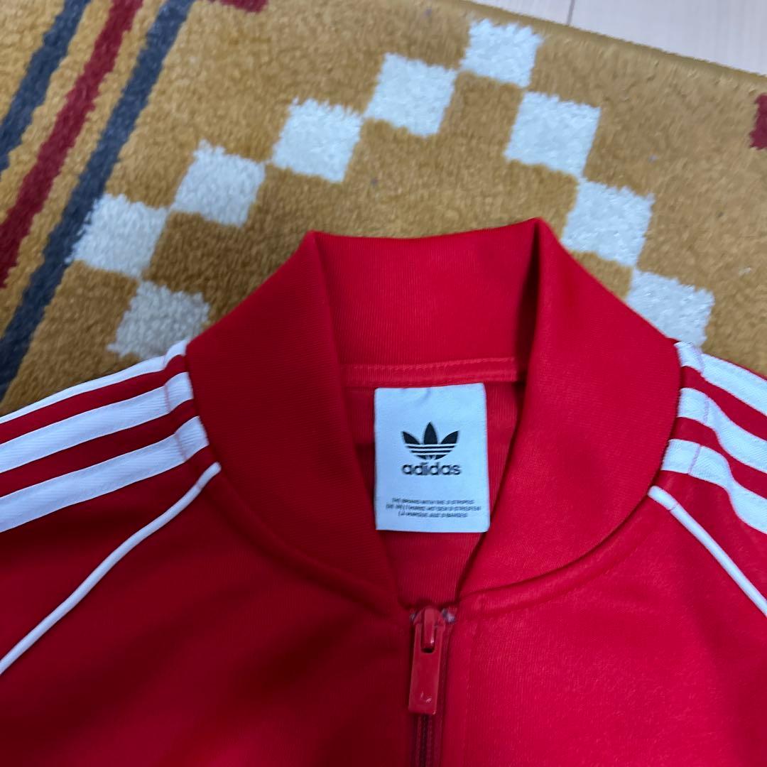 adidas アディダス 赤 ジャージ 上下セット セットアップ