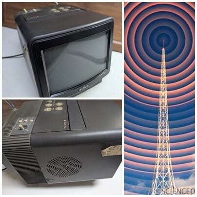 送料無料通電確認ヴィンテージ SONY KV-9PR1 カラーテレビブラウン管