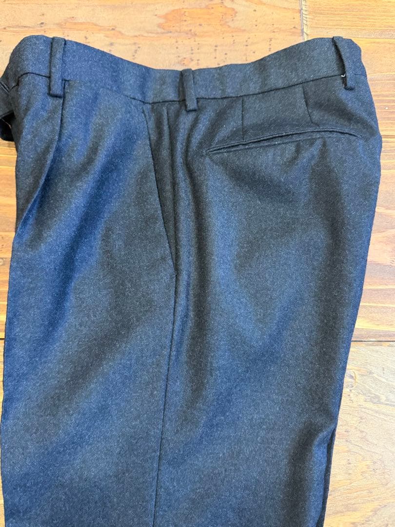 GTA ウールスラックス　チャコールグレー46