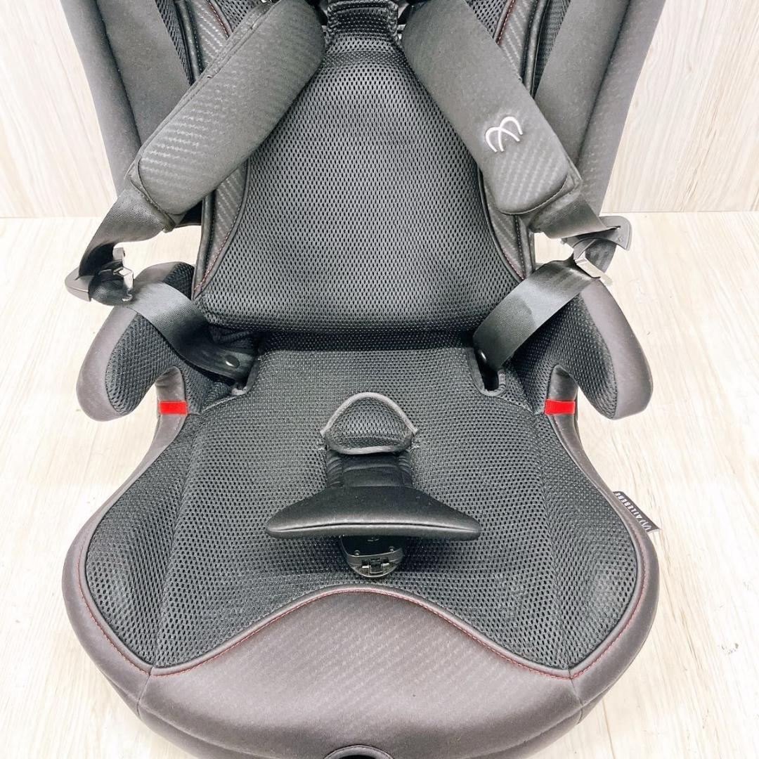 エールベベ パパット グランス CF524 カーボンブラック ジュニアドシート