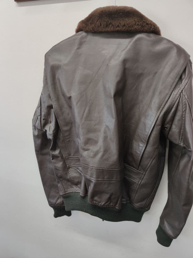【美品】G-1 レザージャケット 40R 牛革 HOUSTON系ボマージャケット