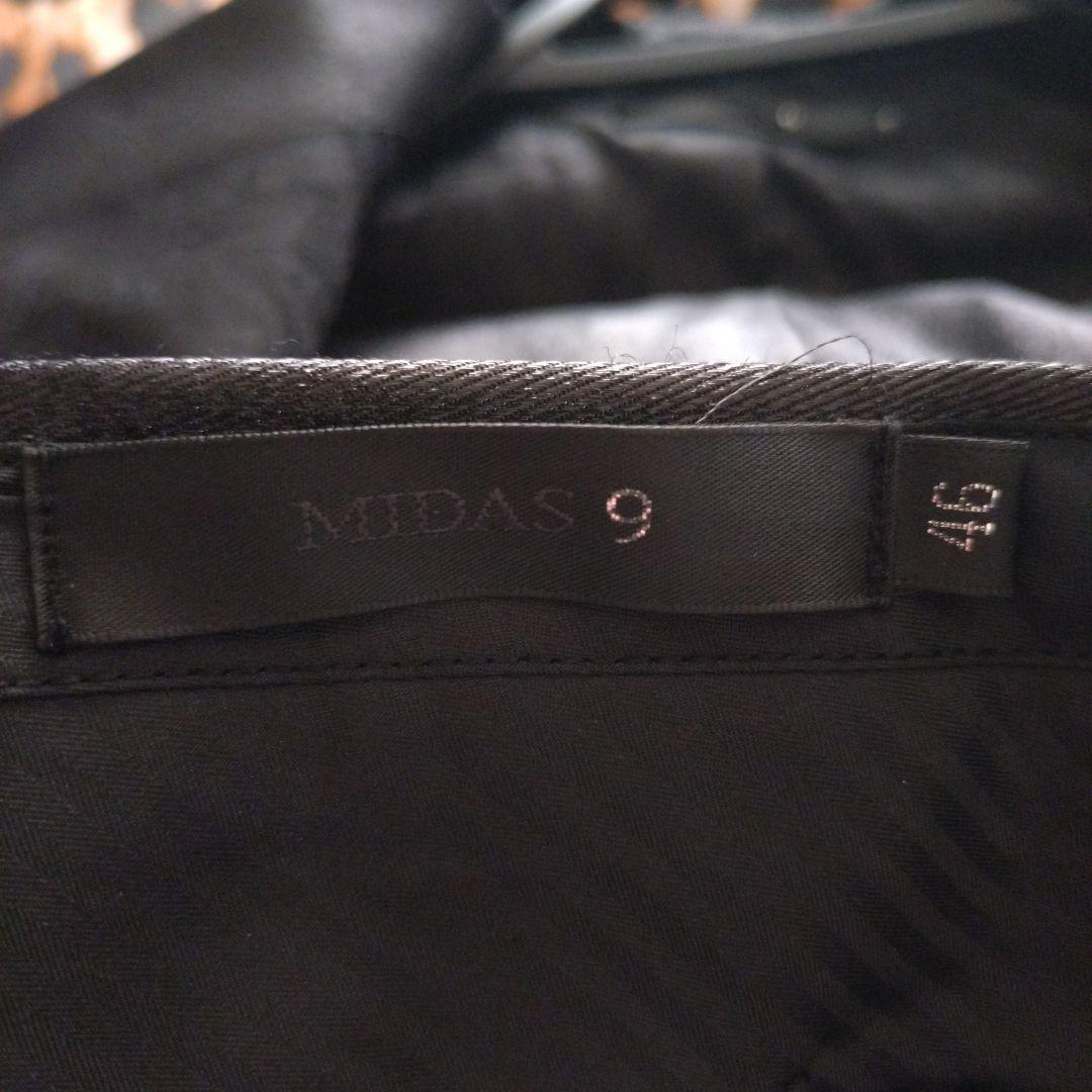 ミダスMIDAS　光沢ブラックスーツ　光沢感あり！　トルネードマート好きな方にも