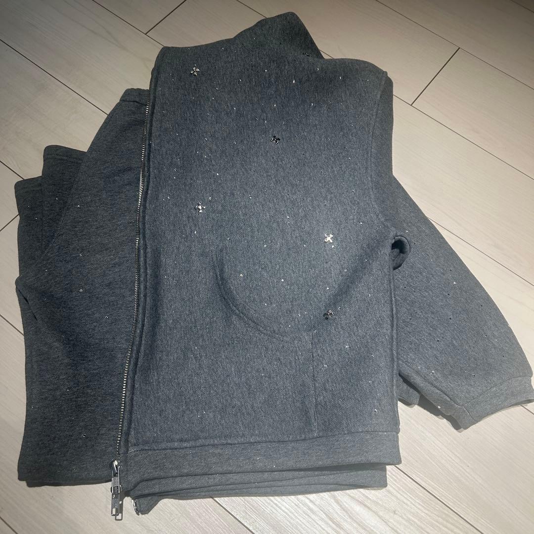 ANDWANG kirakira jewelパンツ　ブラック