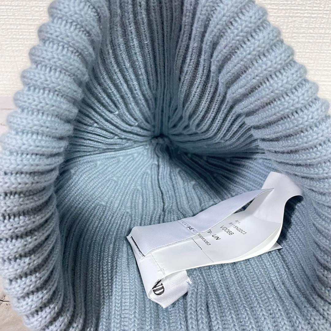 ストーンアイランド　コンパスロゴ　ビーニー ニット　ワッペン　極美品　正規品