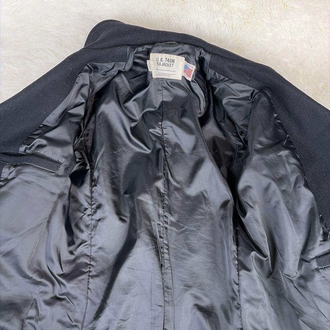 Schott ショット　714US ブラック ピーコート