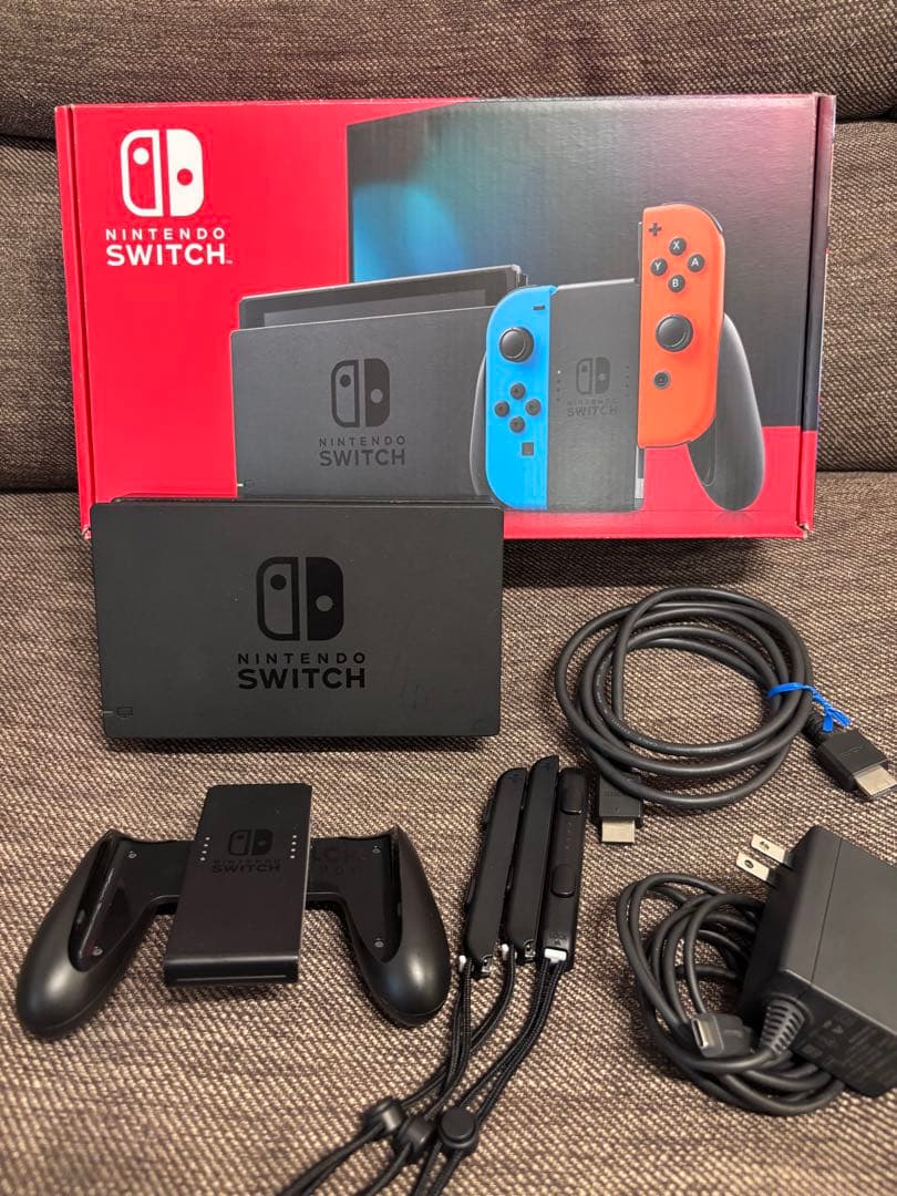 Nintendo Switch(本体、付属品、箱付き)