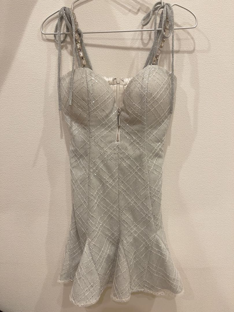 ROBE de FLEURS シルバー S スリップドレス