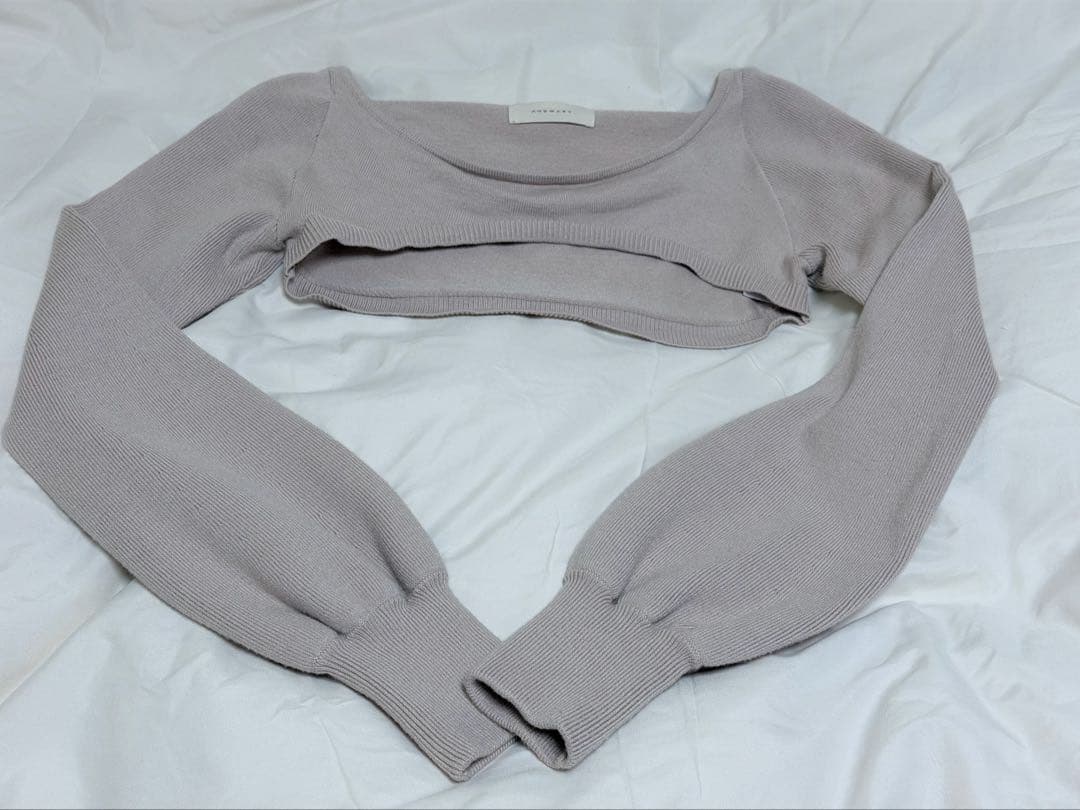 トップス andmary Sophia layered tops Beige