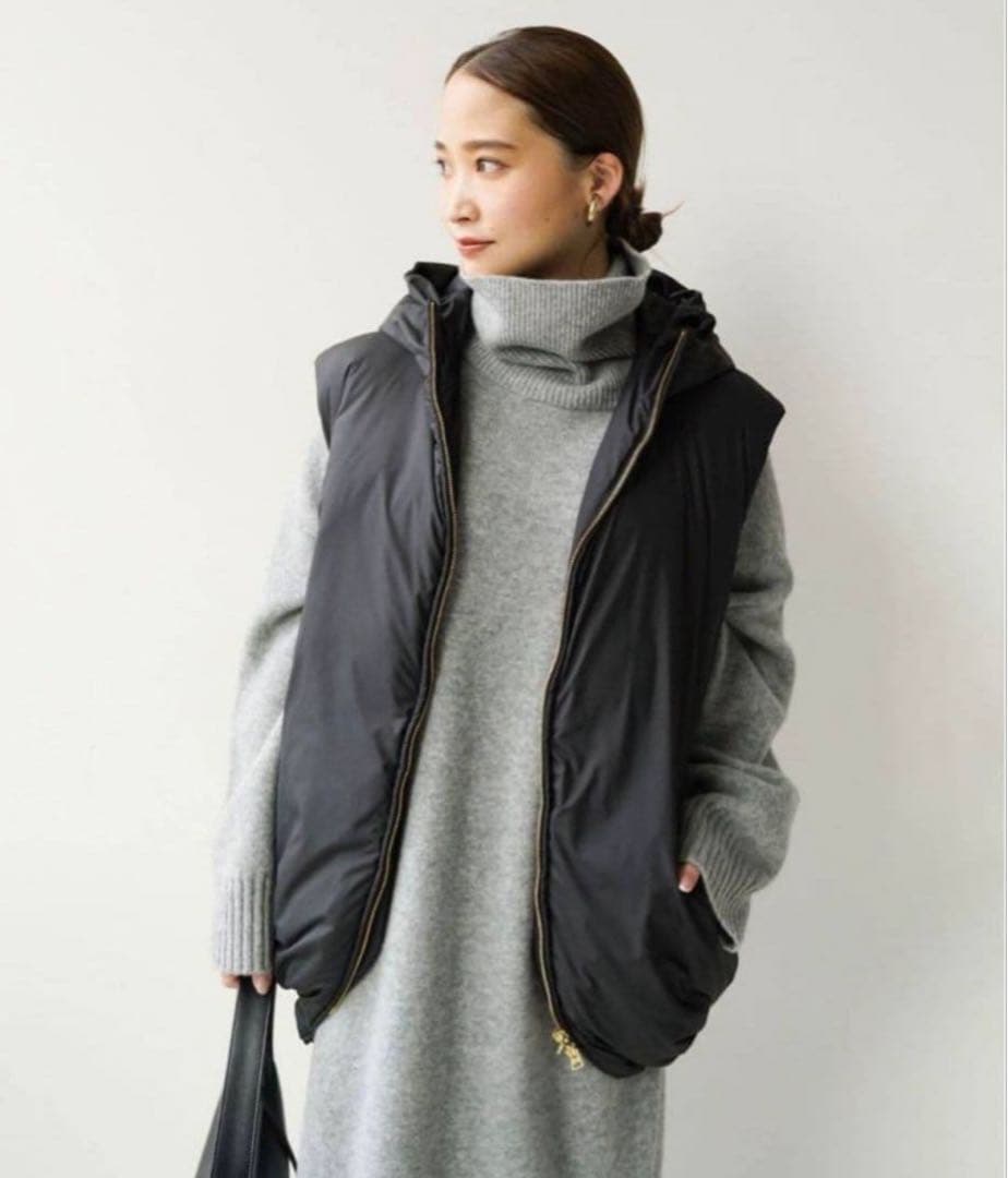 EVERYDAY I LIKE. 中綿ロングベスト