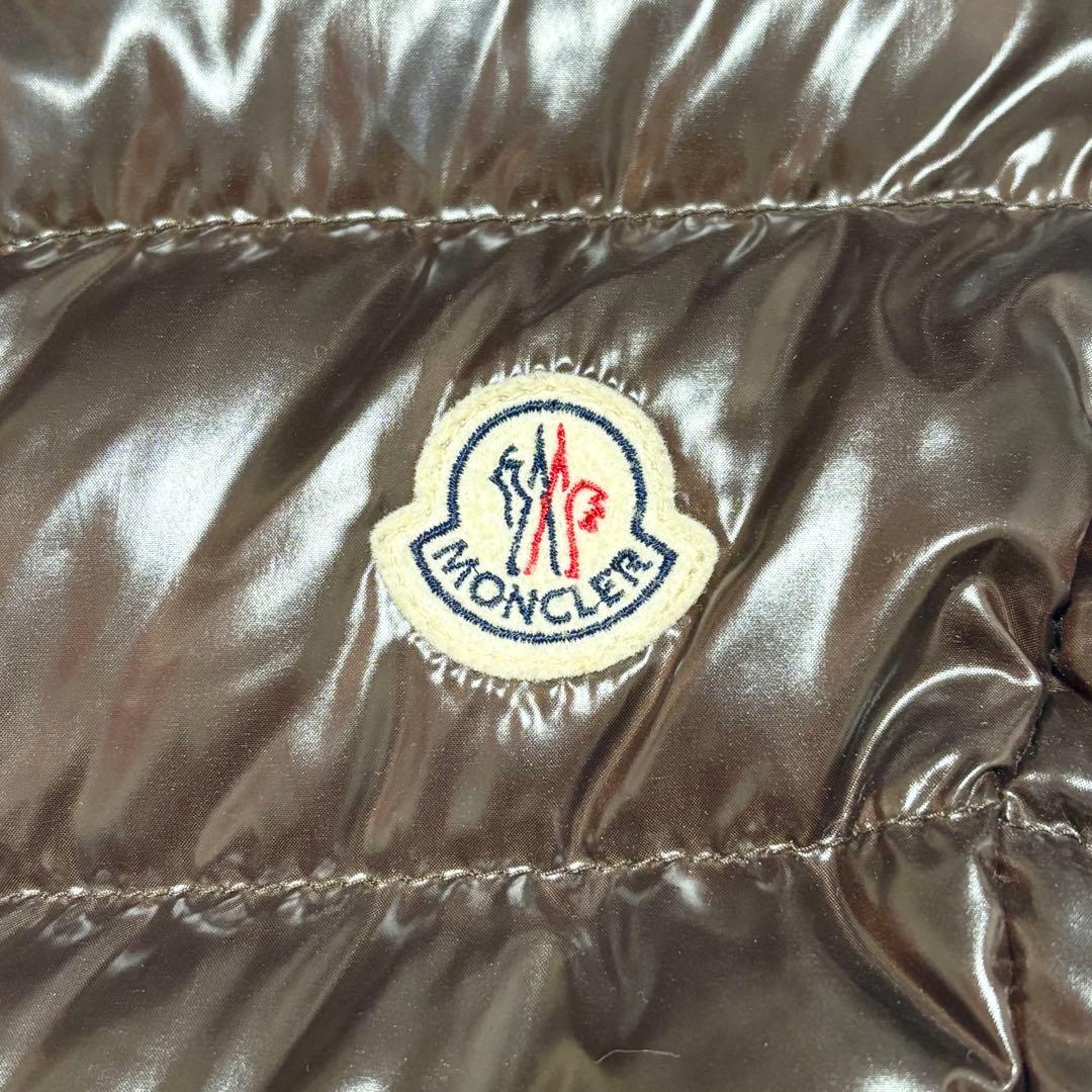 【極美品】モンクレール ダウンベスト ブラウン 00 GHANY ガーニー