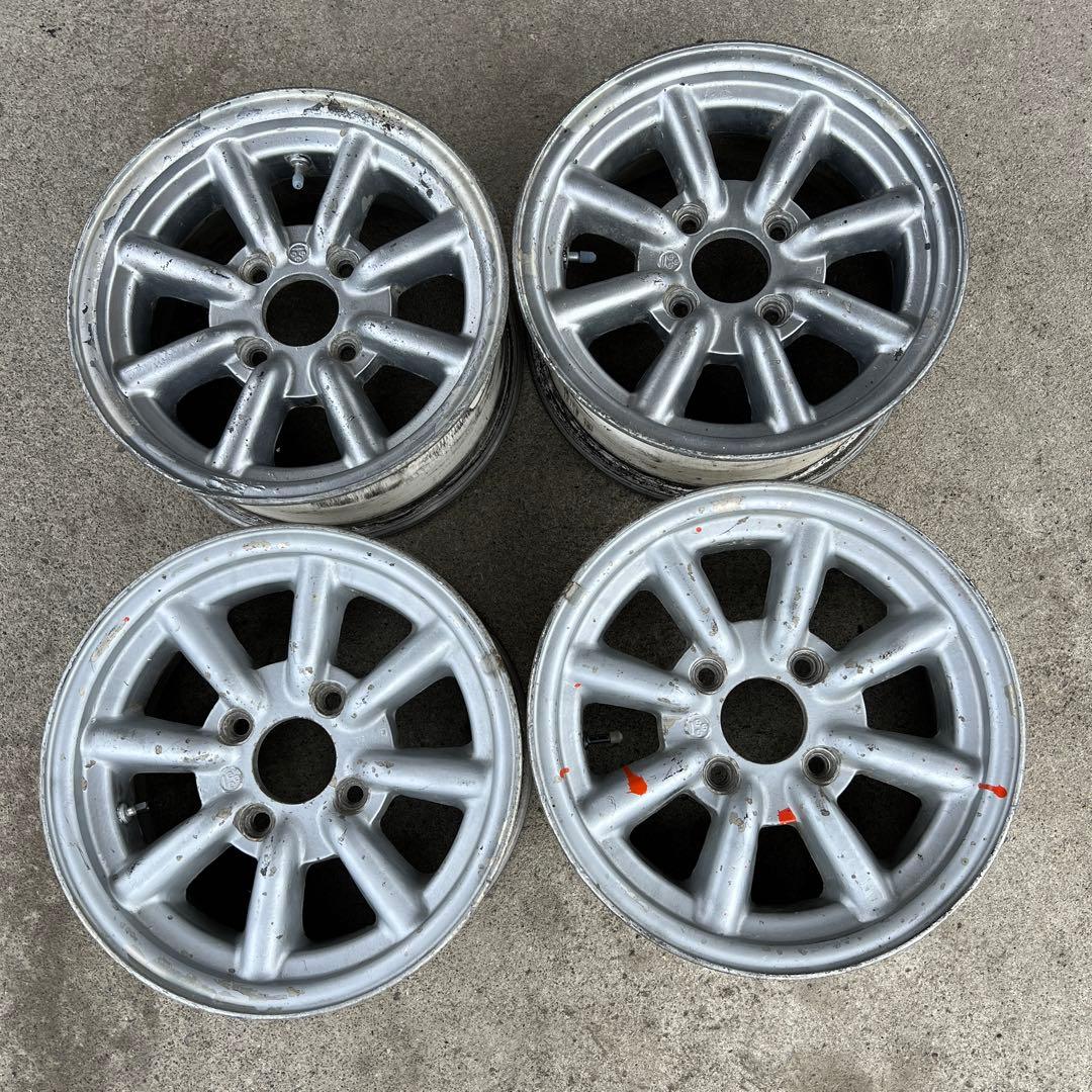 【nabe3】ワタナベ　アルミホイール　14インチ