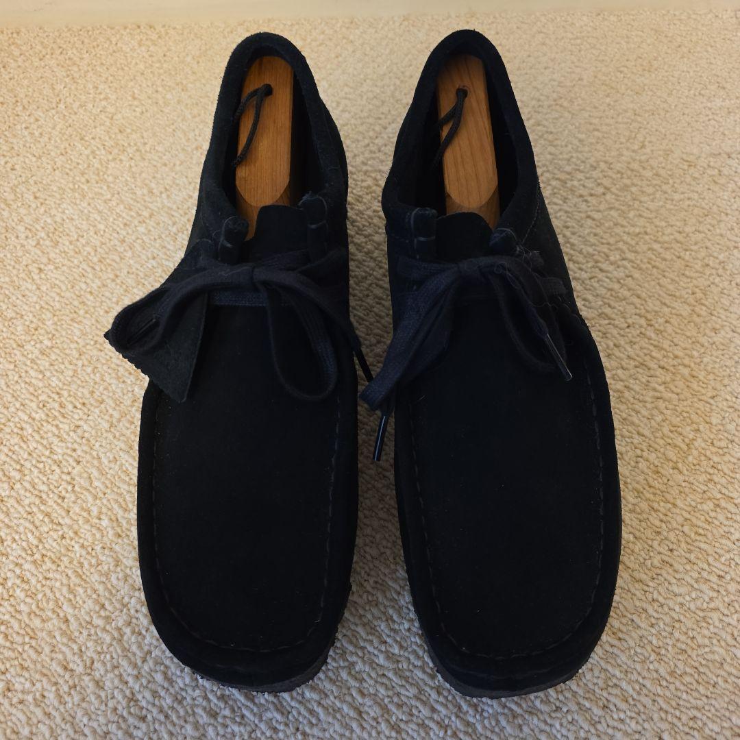 専用 Clarks クラークス ワラビー 黒 スエード