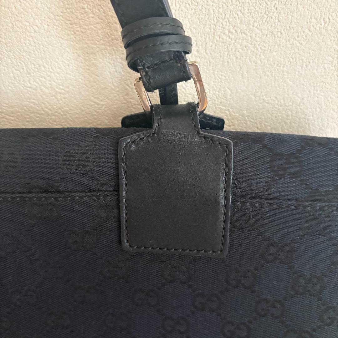 【値下げ】GUCCI ブラック ビジネスバッグ