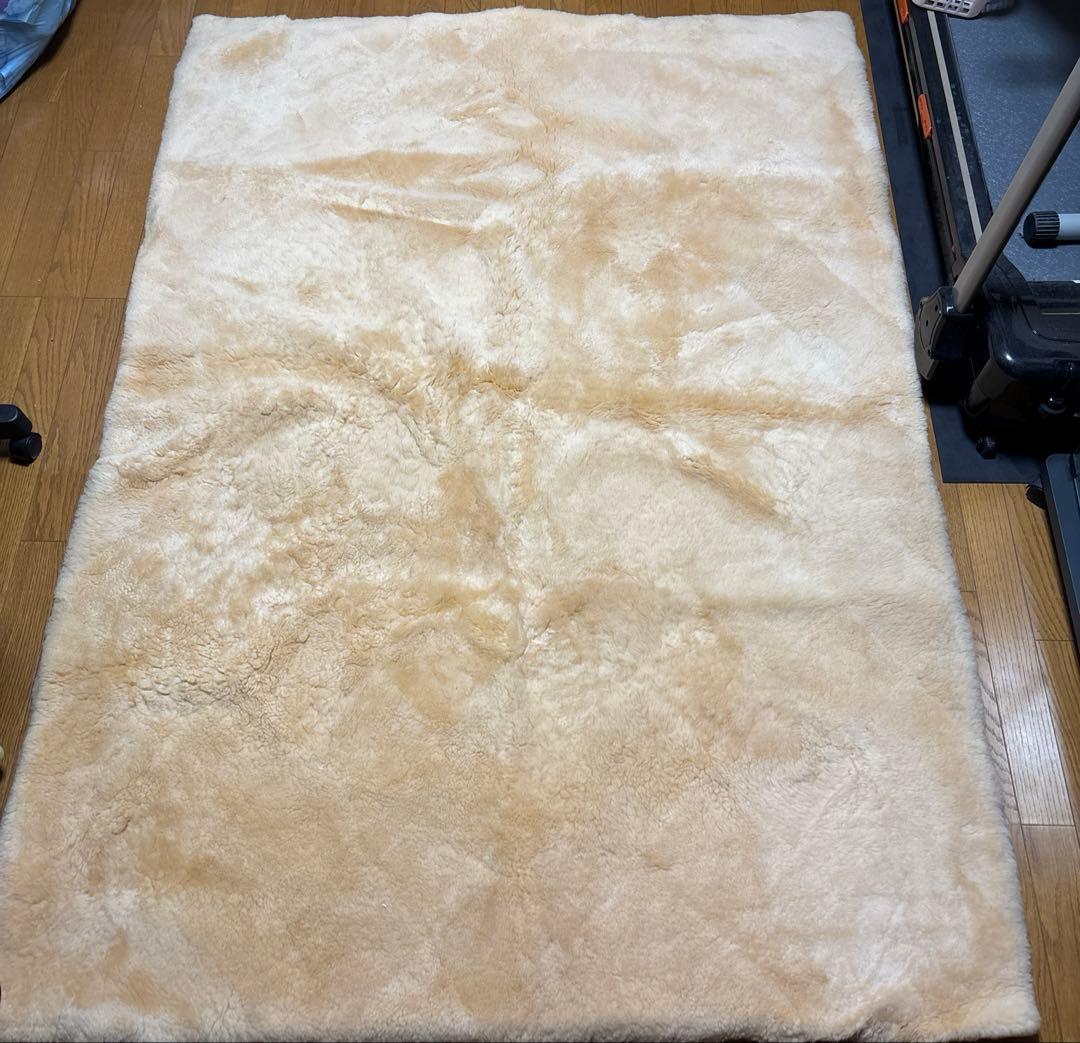 ムートンシーツ　ダブル　 サイズ約140×197 セール中‼️