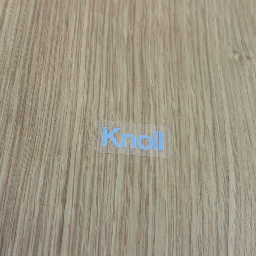 ⑤Knoll/ノル トボガン プルアップテーブル　ホワイトxホワイトオーク