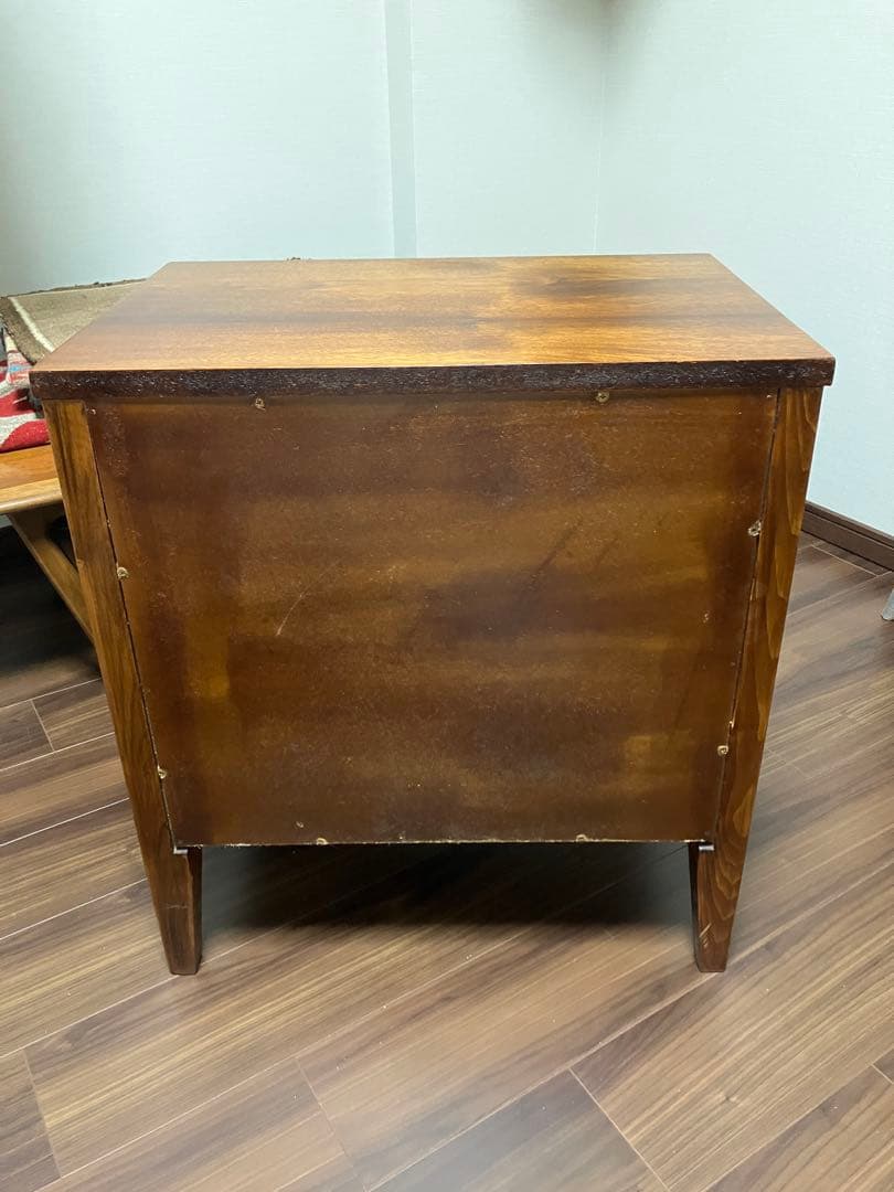 アンティーク木製サイドテーブル