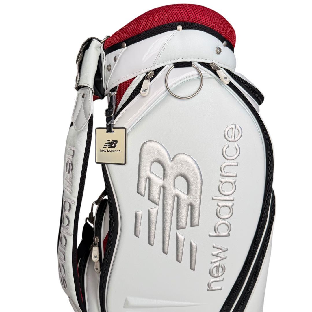 【美品】ニューバランス キャディバッグ 9型 8分割 軽量 123-24