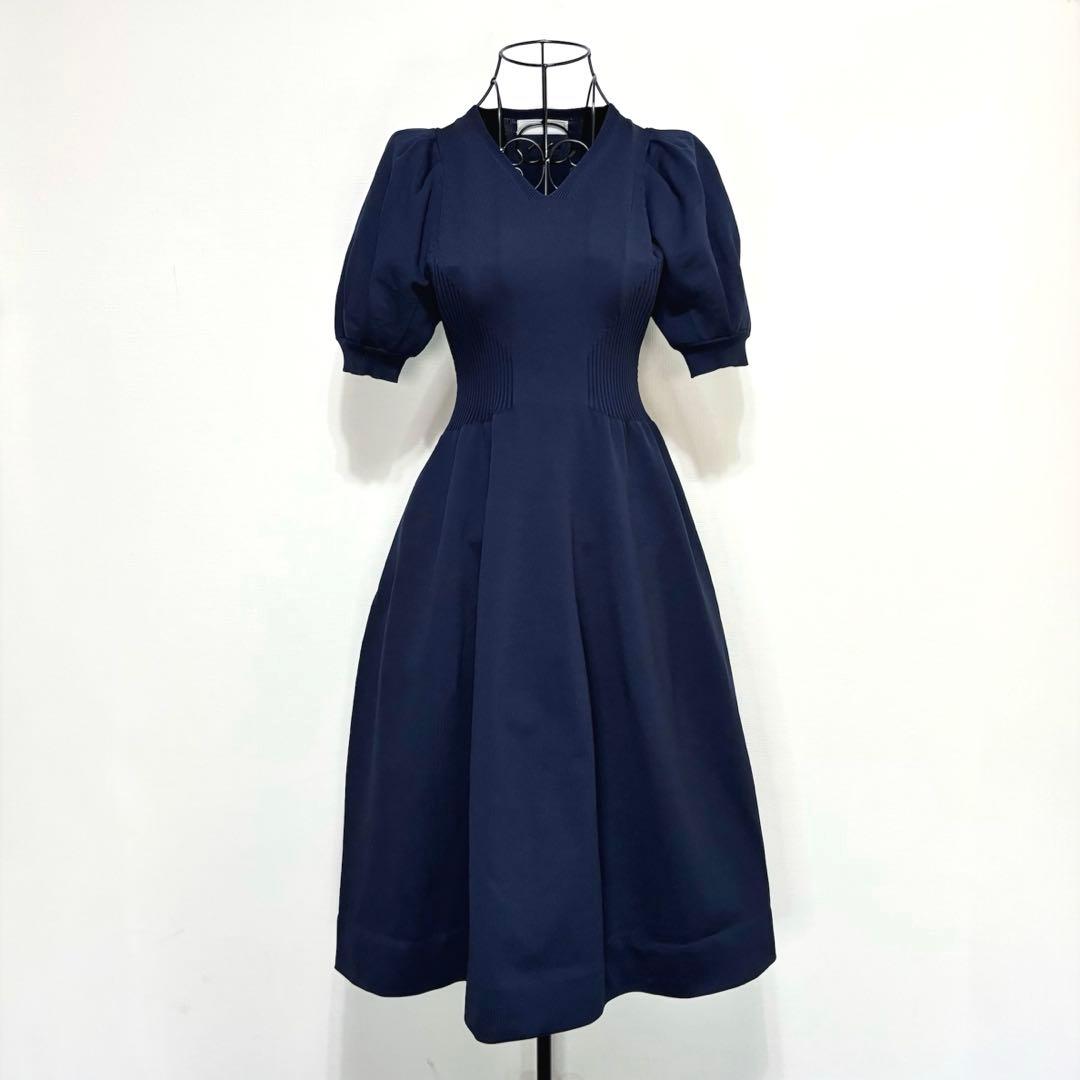 CELFORD ホールガーメントボリューム袖ワンピース 36