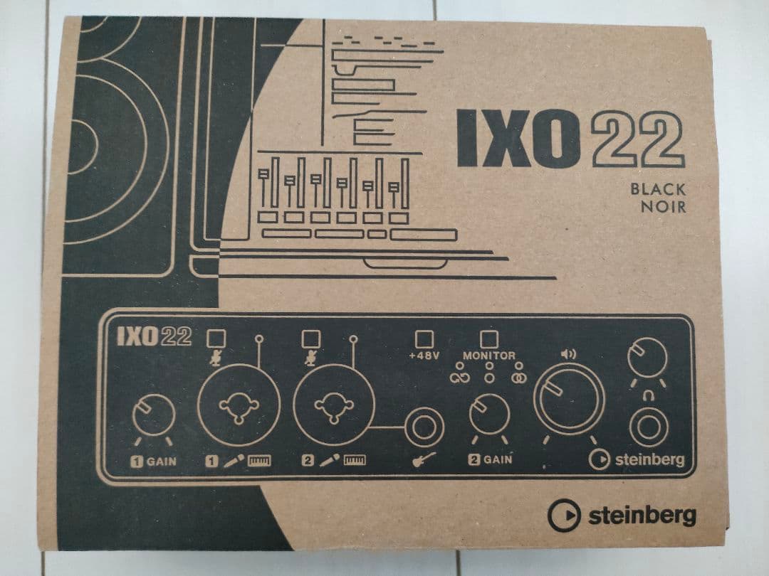 steinberg IXO 22 ブラック オーディオインターフェイス