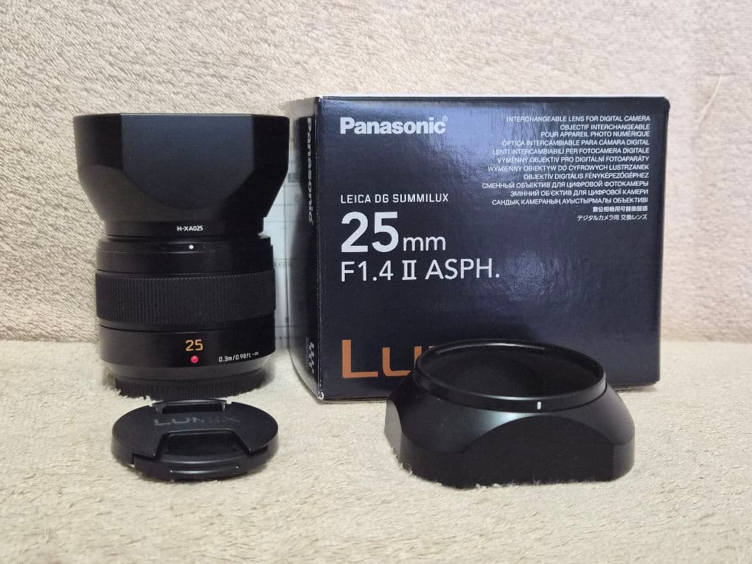 【1月購入・美品】LEICA DG SUMMILUX 25mm F1.4 II
