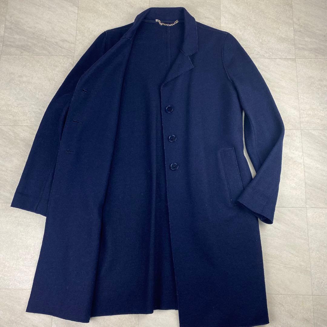 【大きいサイズ】MaxMara マックスマーラ ダブルフェイスコート チェスター