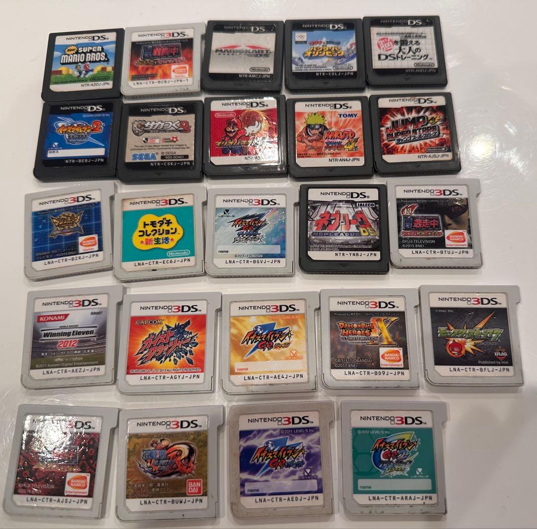 あ*中様 ニンテンドーDS.3DSソフトセット　箱無し全24セット