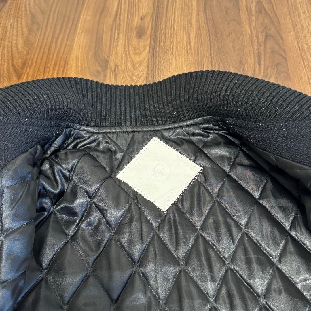 Let it Ride スタジャン 袖レザー メルトン 裏原