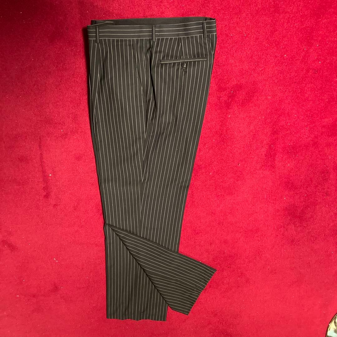 【古着】GUCCI　ストライプ　テーラード３釦 スーツ 【SIZE:52】