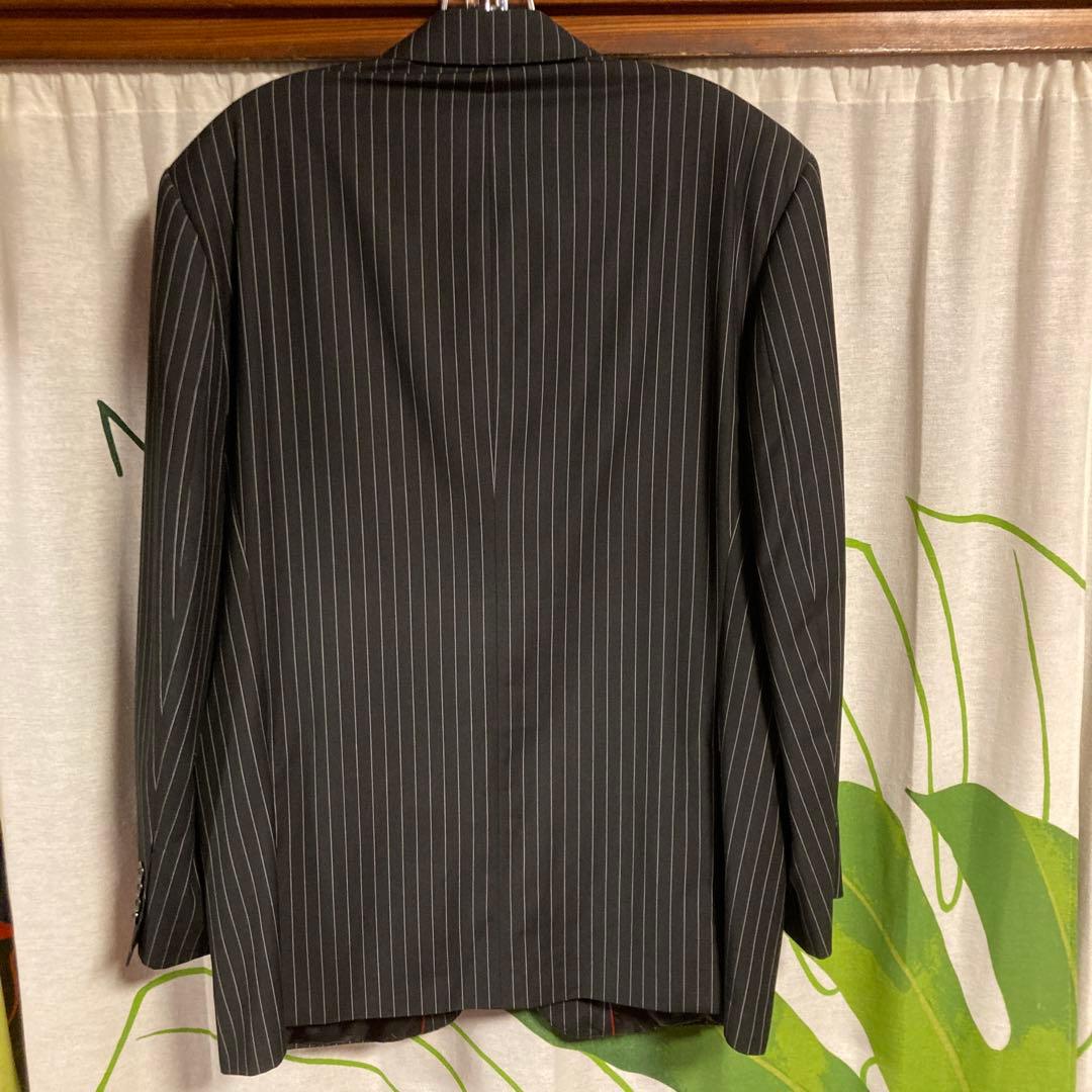 【古着】GUCCI　ストライプ　テーラード３釦 スーツ 【SIZE:52】