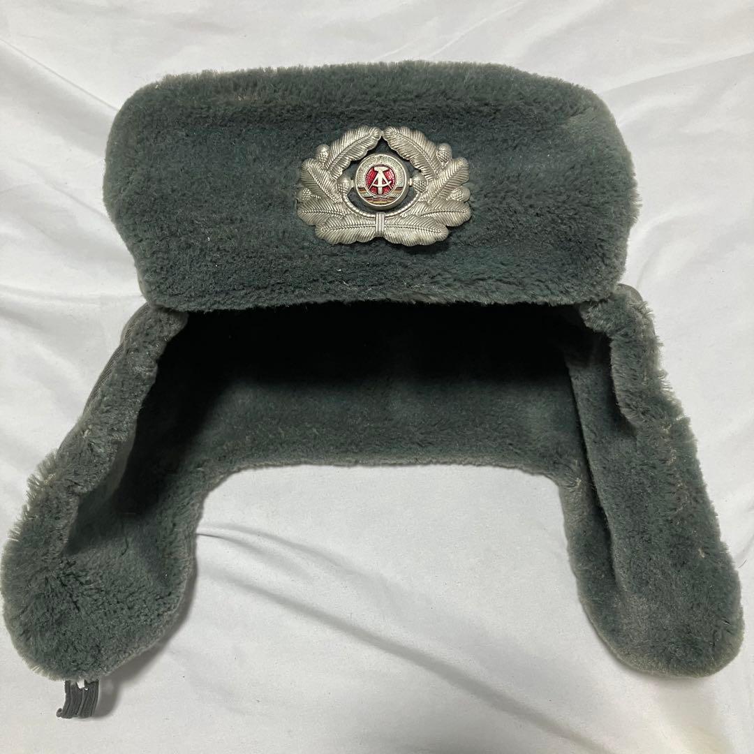 東ドイツ NVA(人民軍) 防寒帽/将校用/実物
