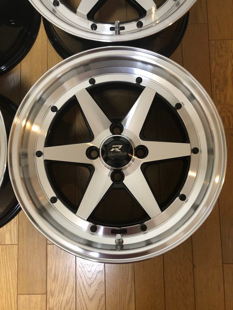 旧車・街道レーサー・暴走族 15×7J/＋30/PCD100 ４本セット